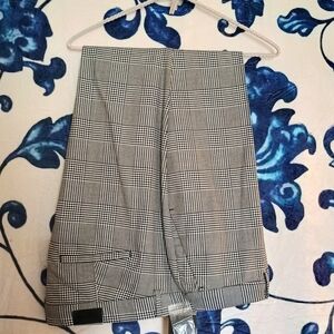 NWT, 20W, Stylish Black and White Plaid Dress Pants By The Limited